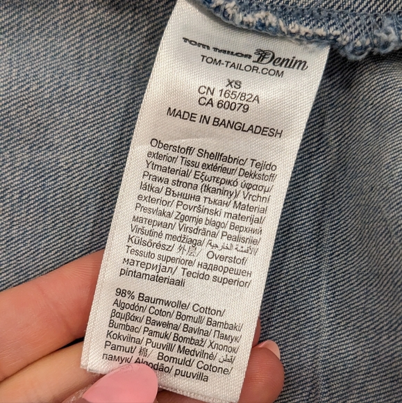 Tom Tailor Light Wash Jean Jacket - Picture 4 of 4